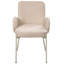 50 cm H Boucle Armchair in Beige