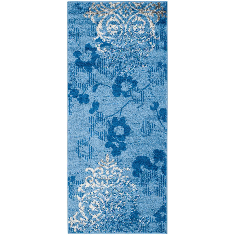Tapis damassé Alonie Performance, Tapis de couloir 2 pi 6 po x 6 pi