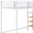 Designs Twin Metal Loft Bed With Storage Ladder-259328911