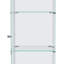 Vitrine en verre de qualité supérieure à 4 niveaux avec 5 modes DEL dynamiques, bibliothèque en verre trempé à une porte pour objets de collection et décor, vitrine sur pied pour la maison et le bureau, assemblage facile