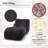 Couch And Lounger Bean Bag Sofa Chair With Premium Sponge For Bedroom,Living Room And Balcony-1096865329