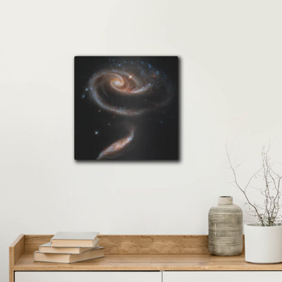  «Interacting Galaxies Arp 273» par le télescope Hubble de la NASA, art mural en métal