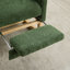 Chaise berçante rembourrée avec repose-pieds Lace Boucle-1353471793