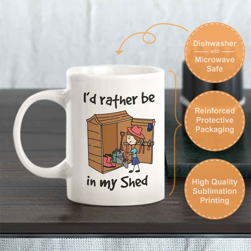 Je serais plutôt une tasse de café 11 oz, Ensemble de verres à lait, Plastique polypropylène