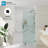 24"W x 76"H Fixed Frameless Shower Screen with 3/8" Clear Glass-114374188-120234382