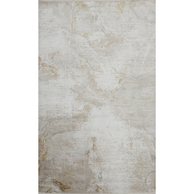 Tapis subtil d'inspiration marbre 5 x 7