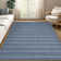 Modern Woven Pattern Accent Rugs with Non-Slip Backing, Washable Soft Low Pile Floor Carpet, Non-Shedding Contemporary Indoor Carpet for Bedroom, Kitchen, Living Room