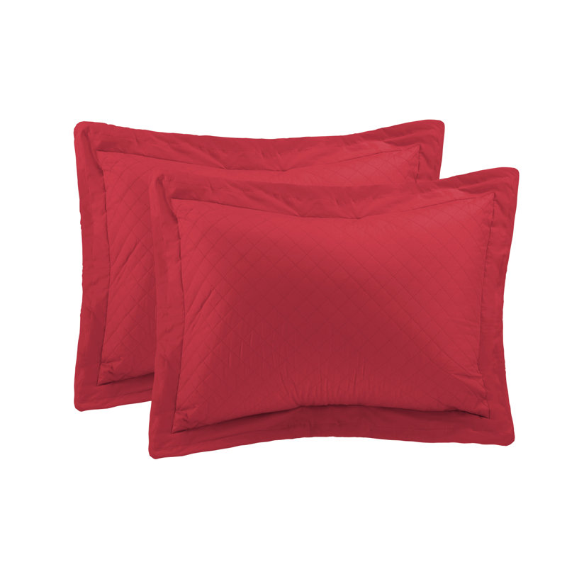 Cotton Sham, King, Scarlet