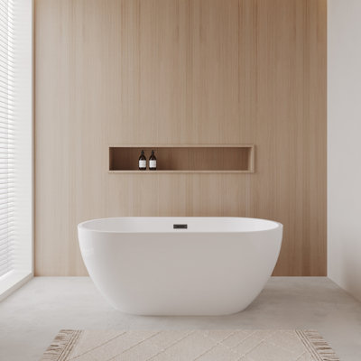 Brooklyn 60'' x 30'' Soaking Acrylic Bathtub