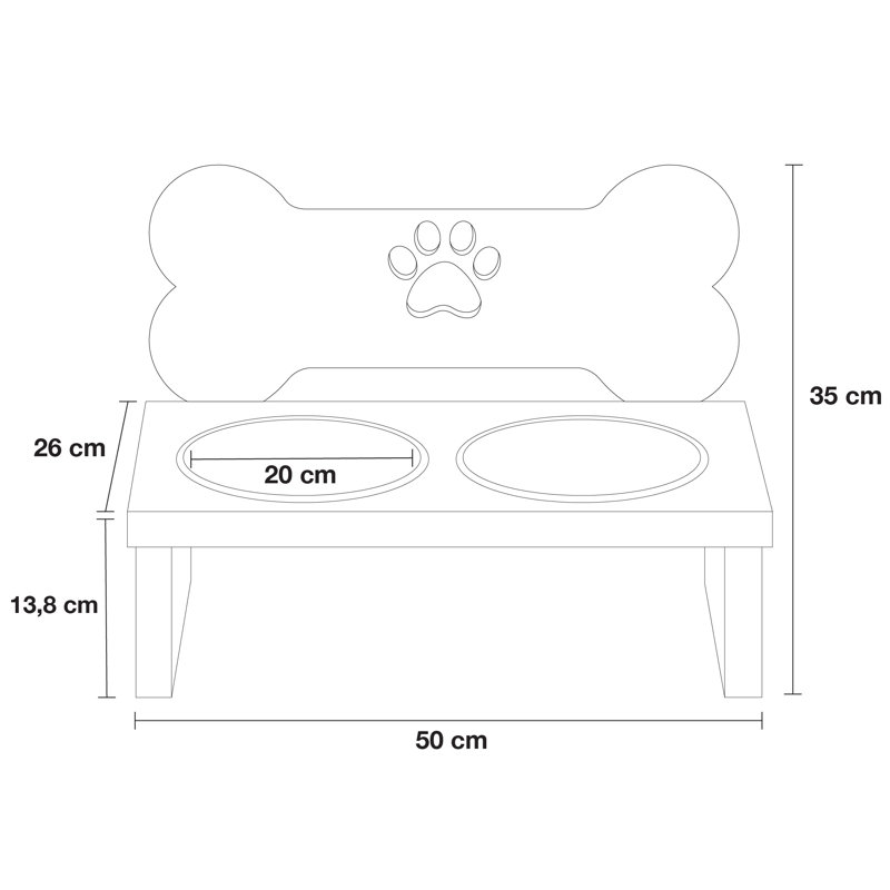 Monterey 34ml Elevated Feeder