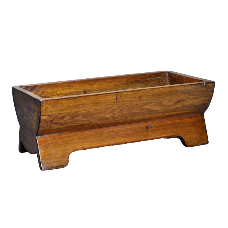 Antique Revival Wood Fruit Bowl
