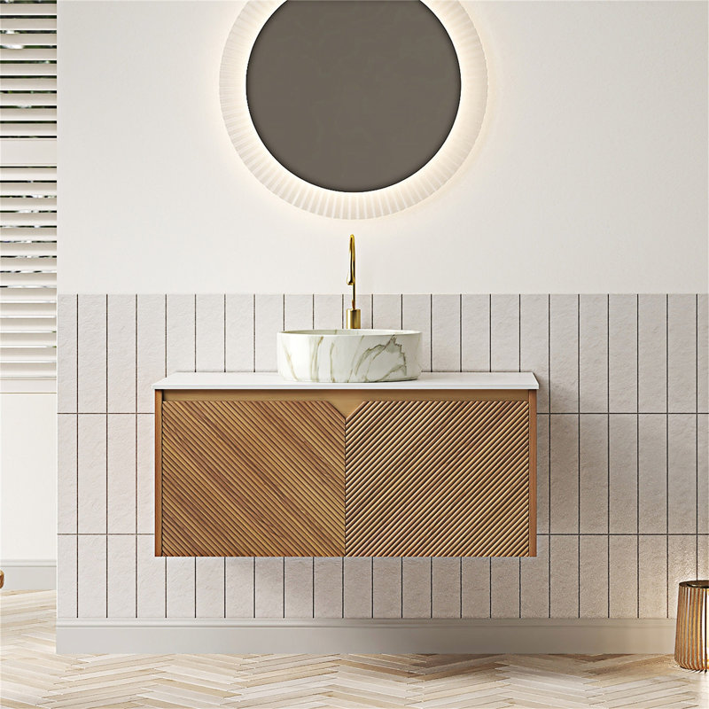 Meuble-lavabo flottant avec lavabo, 36"