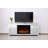 Beckie TV Stand for TVs up to 65" with Electric Fireplace Included