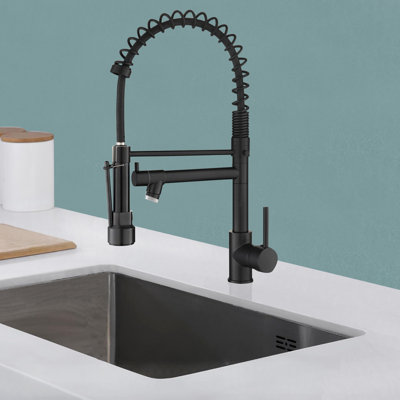 Robinet de cuisine rétractable à poignée simple