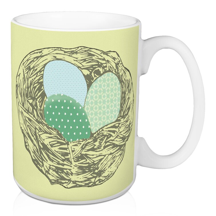 Ceramic Bird's Egg Travel Mug