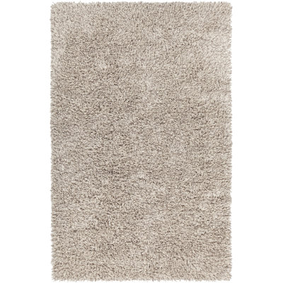 Eleanor Wool Area Rug in White And Taupe