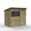 7 ft. W x 5 ft. D Solid Wood Garden Shed