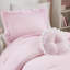 Édredon simple / simple TG à double bord à volants, motif et couche blanche douce - Microfibre brossée, légère, respirante pour une utilisation à l'année Confortable Facile à nettoyer-130192913-130192915