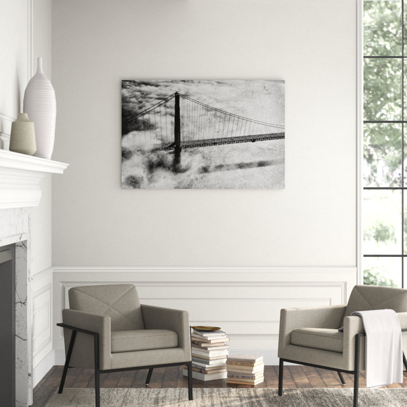 Dawn Fog Print by Austin Beiv, Glass Coat, 36" H x 54" W