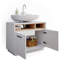 80Cm Free-Standing Single Bathroom Vantity Base Only-59480164