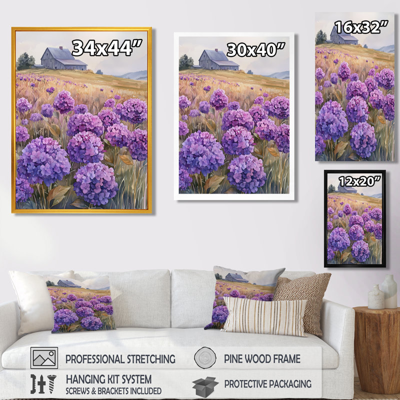 Iolando - Art mural floral, H 32 po x l 16 po, Reproduction encadrée d'une seule photo, Doré