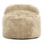 Fauteuil à billes convertible en mousse à mémoire de forme, canapé 2 en 1, beige