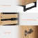 Aadam Modern End Table With 1 Drawer & 1 Storage Cabinet