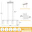 Luminaire suspendu pour îlot de cuisine 4 lumières Volha-317871550
