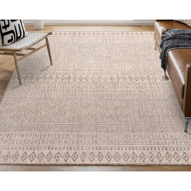 Tapis intérieur / extérieur Avelie, Rectangle 5 pi 3 po x 7 pi 6 po