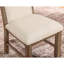 Beige Fabric Upholstered Dining Chairs, 2pcs, Created With Rustic Oak Solid Wood For Mid-century Modern 2pcs Chairs Feature, Seat, Structure Room