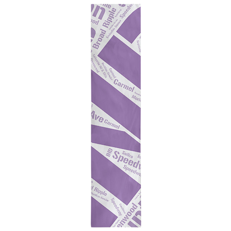 Chemin de table, 90 po x 16 po, Mauve, Indianapolis