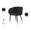 Fauteuil rembourré en velours Analeah-1678542594