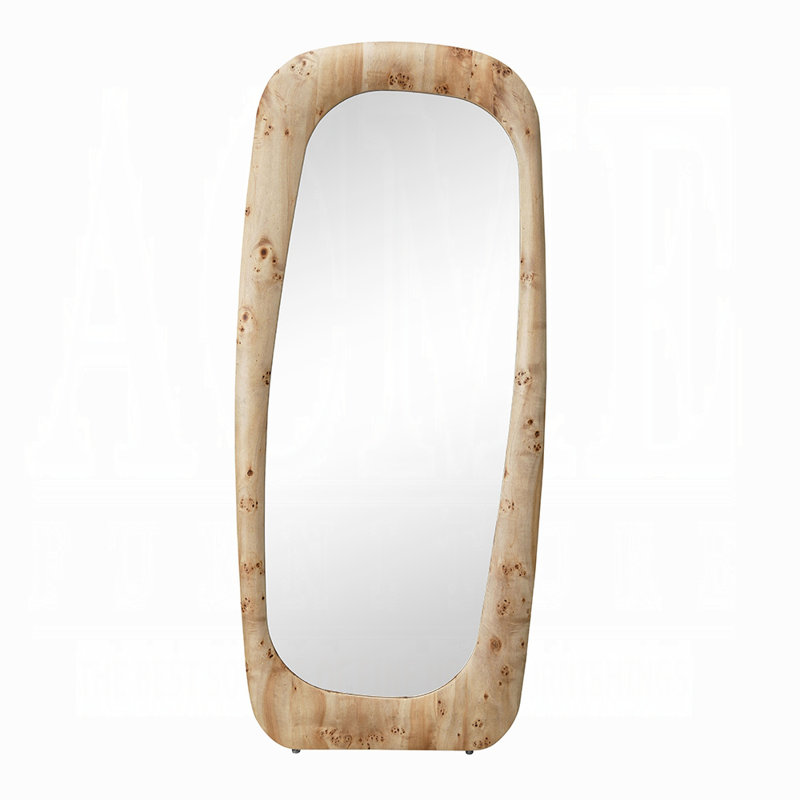 Miroir de plancher Mollett, Bois de chêne