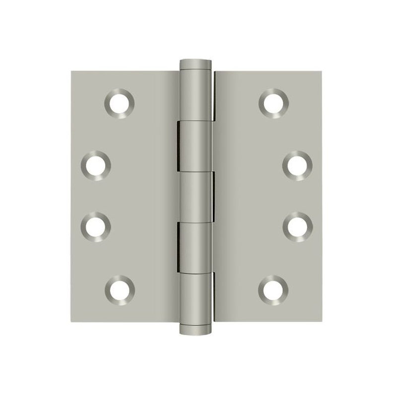 102'' x 102'' Butt Bearing Hinge, Brushed Nickel