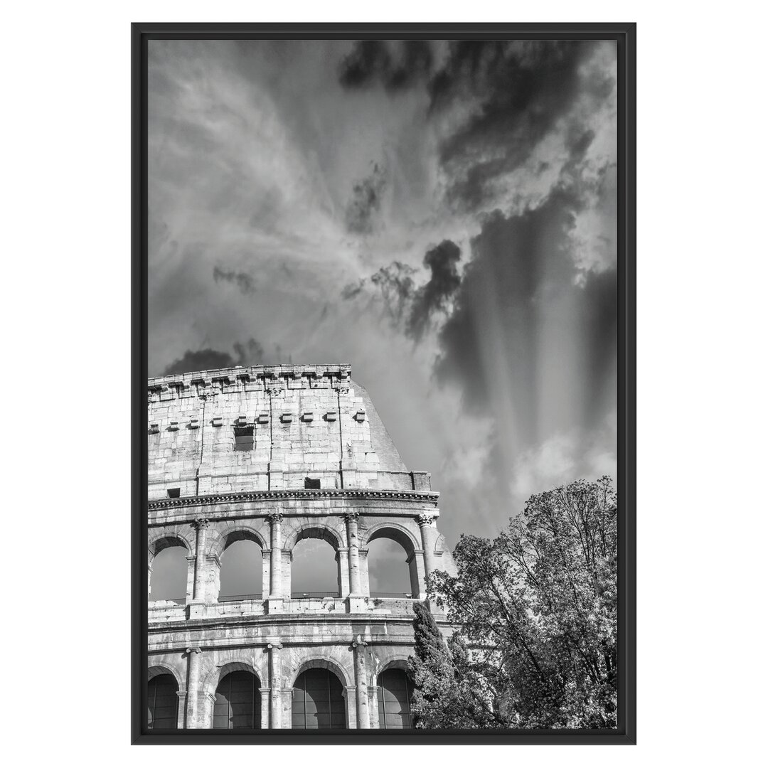 Gerahmtes Wandbild klassisches Colloseum in Rom