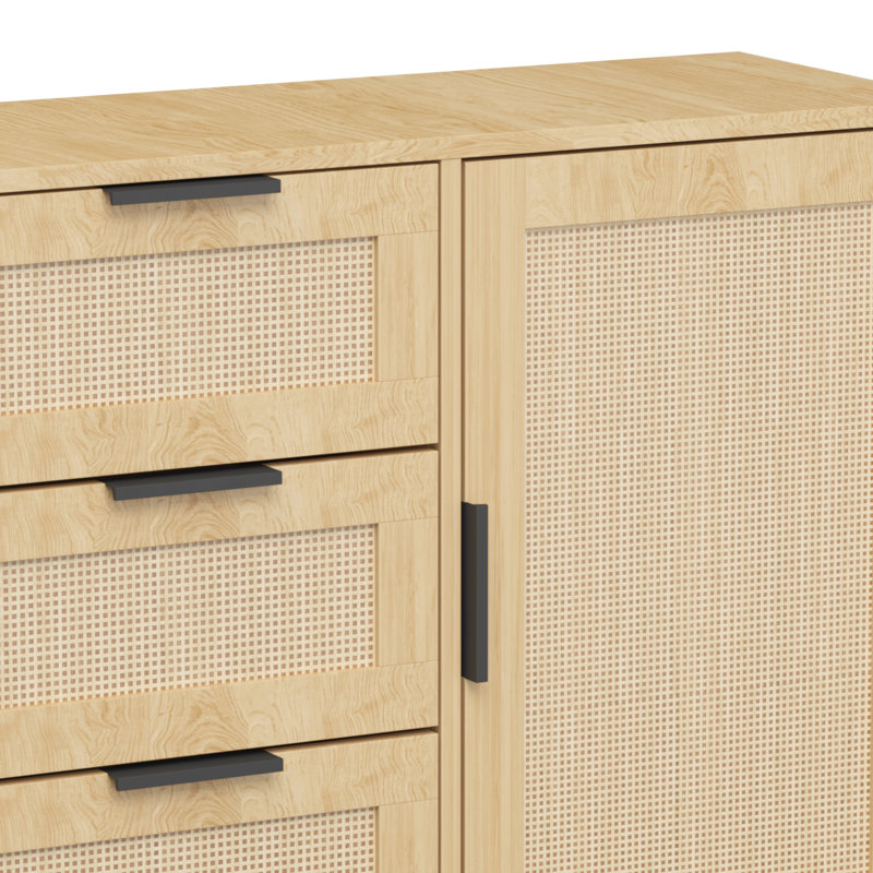 Commode en rotin