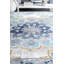 Tapis bleu / blanc cassé Swam-1960684052