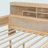 Multi-functional Storage Platform Bed With Desk-667977172-667977169