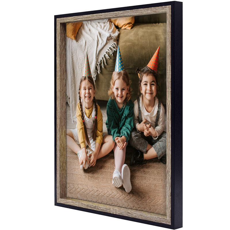 Gaurav Picture Frame - Set of 2 with Mat, White, 11" x 14"