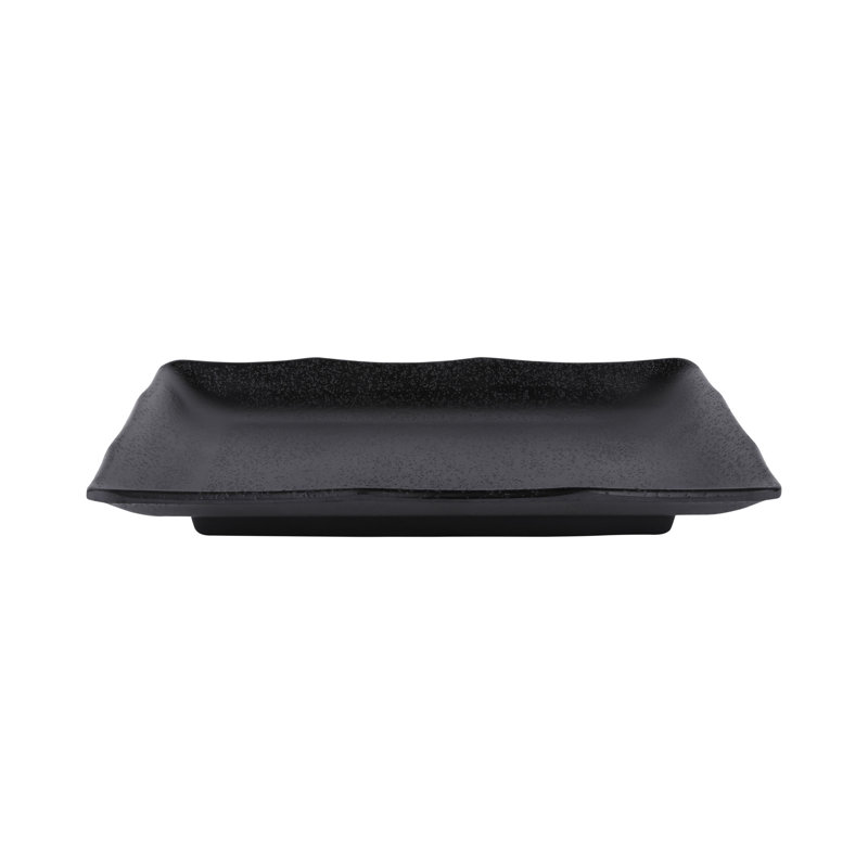 Elite Global Solutions Zen Melamine Platter, Black