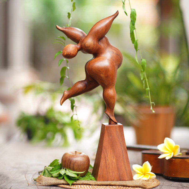 Figurine danseuse en bois Brayfield "Let's Dance"