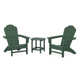 Country Living by POLYWOOD Adirondack Chair 3-Piece Set