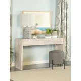 2-drawer Wood Entryway Console Table White Washed
