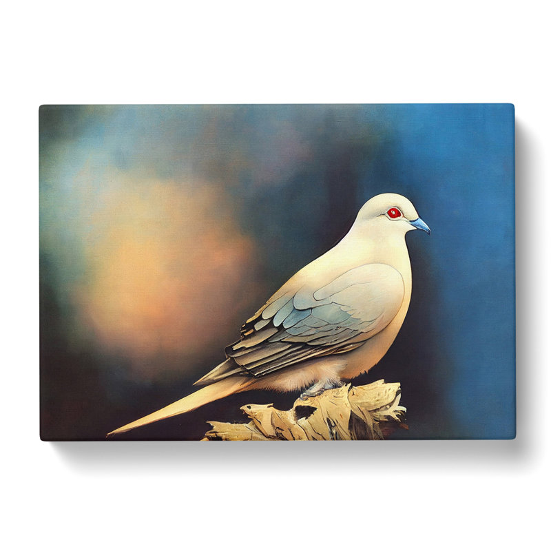 Spectacular Dove Bird - Wrapped Canvas Painting, 35cm H x 50cm W x 3cm D
