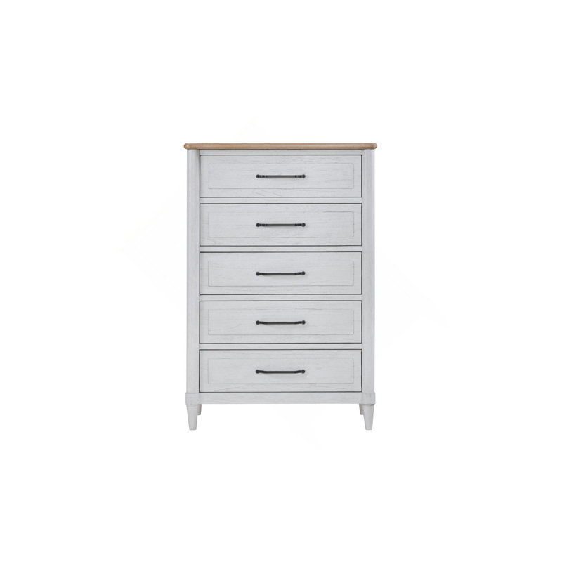 Petite commode et commode, Blanc