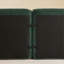 Tissu en velours doux en forme de L, conception capitonnée, fond en éponge haute densité 32D, fond ergonomique, conception antidérapante, combinaison libre, aucun assemblage requis, repose-pieds mobile pour les salons, vert-129880009