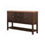 Table de buffet en bois 2 tiroirs 53,5 po wide Pereyra