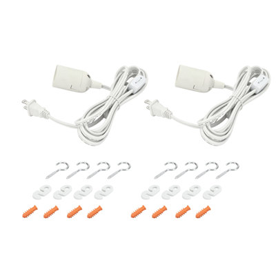 1 Light Plug-in Hanging Socket Pendant Tap Connector
