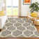 Machine Washable Indoor/Outdoor Dyar ACN2343 Lattice Rug