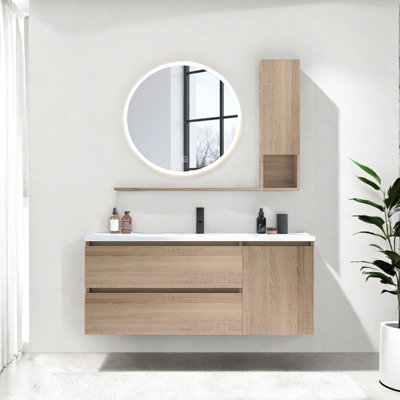 Nordic style simple bathroom cabinet